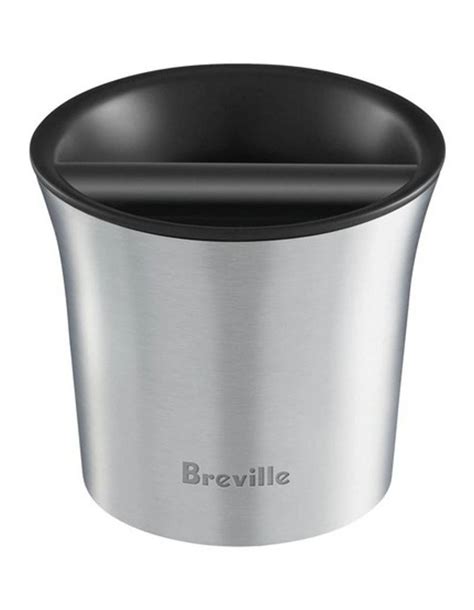 breville round stainless steel knock box bcb100|Breville mini knock box.